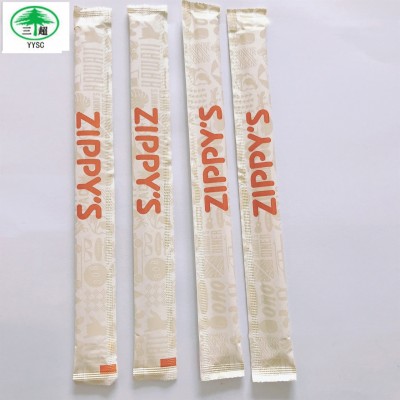 High Quality  Paper Wrapped Bamboo Chopsticks