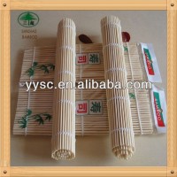 Natural sushi bamboo matting rolls