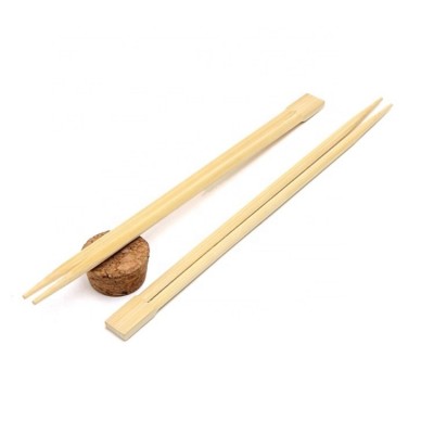 23CM Customized LOGO Bulk Bamboo Disposable twin Chopstick